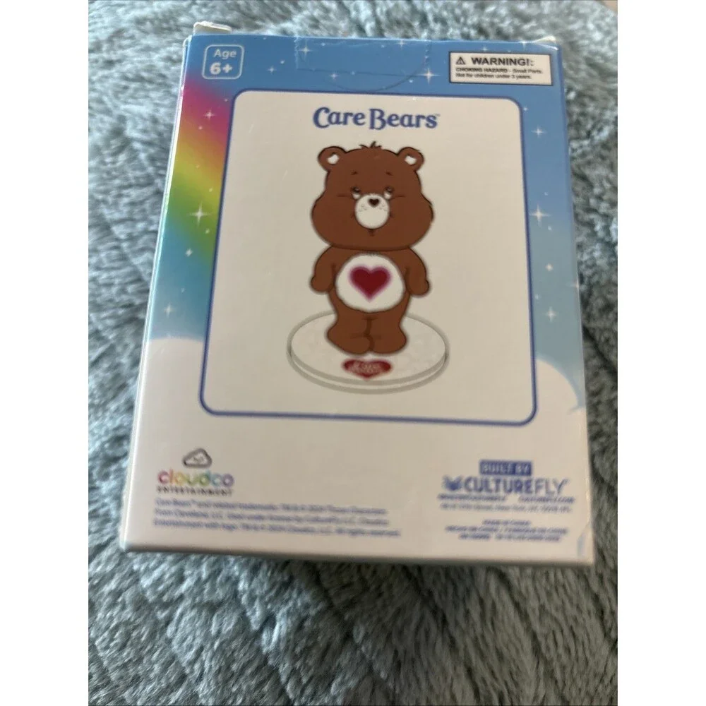 Care Bears Tenderheart Bear™ Mini Bobble Head Figure Toy Culturefly Cloudco New